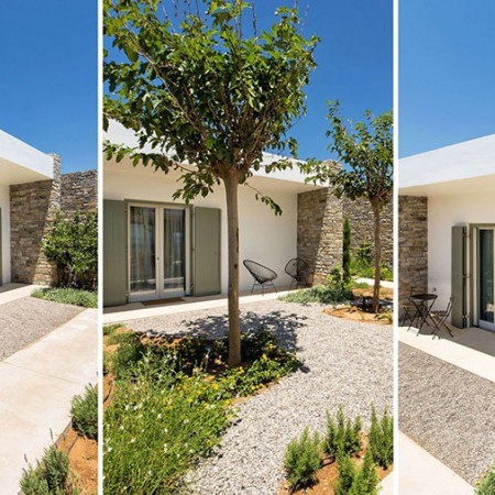 villa for rent in Paros close to the sea