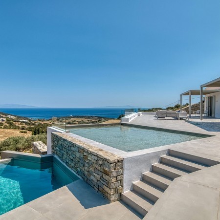 paros luxury villa for rent