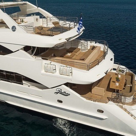 aerial view Pathos yacht