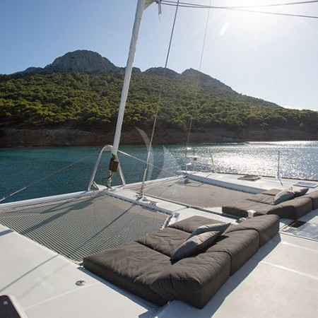 Catamaran charter in Greece