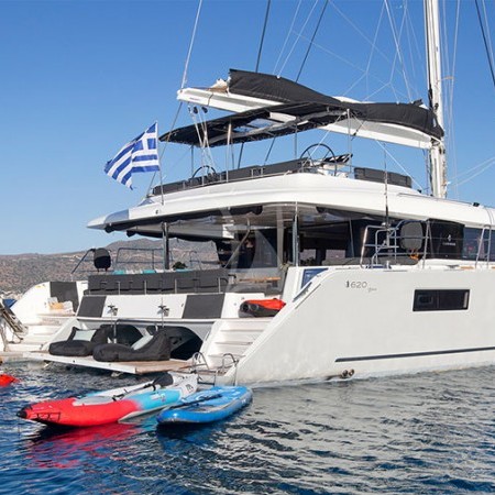Catamaran charter in Greece