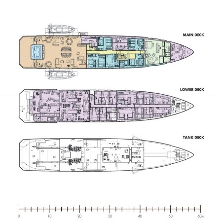 Pink Shadow yacht layout