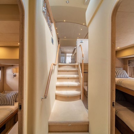 interior of Princess 62' yacht charter