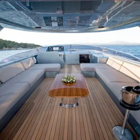 spacious deck at Princess L yacht