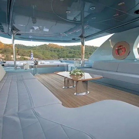 spacious deck at Princess L yacht