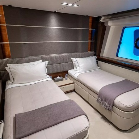 twin cabin of Anka yacht