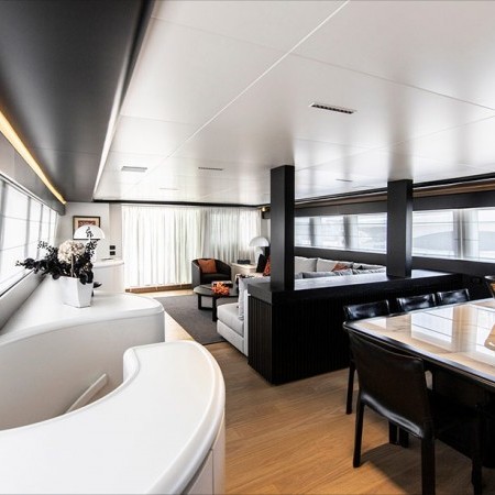 Project Steel yacht interior