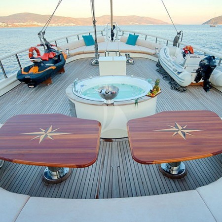 deck of the yacht