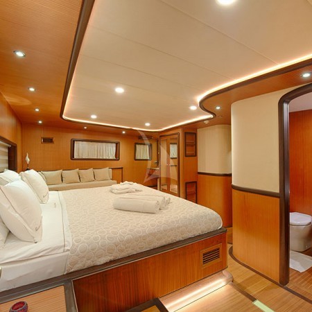 one of the boat's cabins