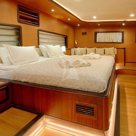 one of the boat's cabins