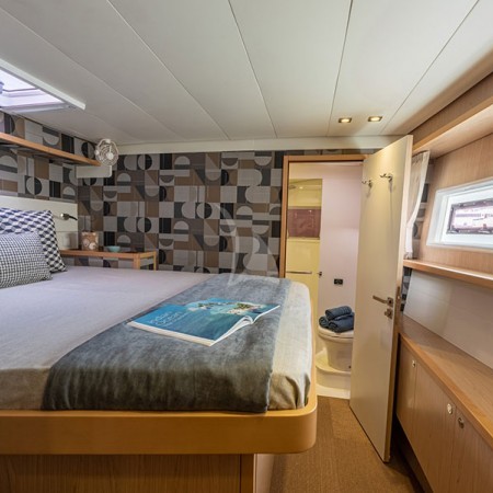 one of the cabins on Queen of Diamonds