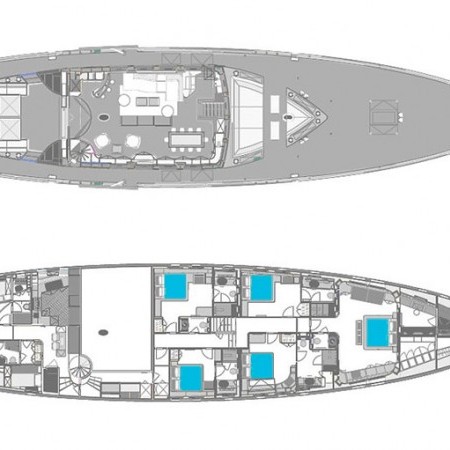 Rox Star yacht layout