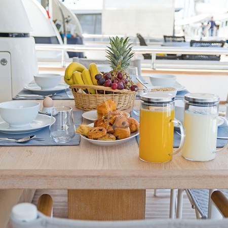 breakfast on board
