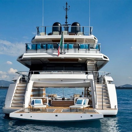 Sanctuary superyacht swim platform