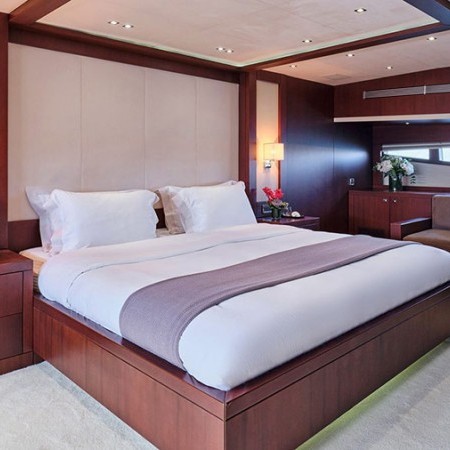 double cabin on Sanjana yacht