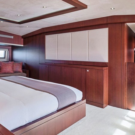 double cabin on Sanjana yacht