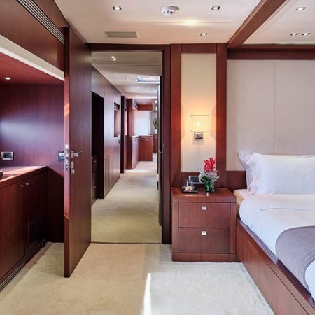 double cabin on Sanjana yacht