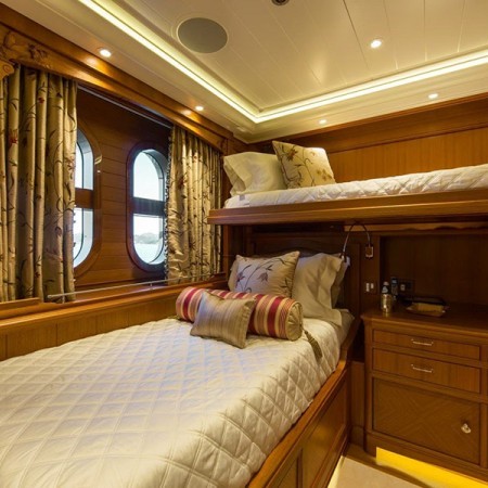 cabin for 2 charter guests