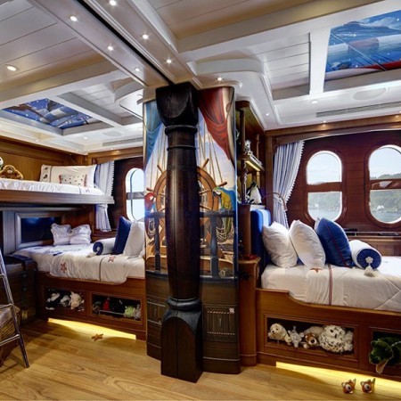 Sea Owl yacht charter cabin