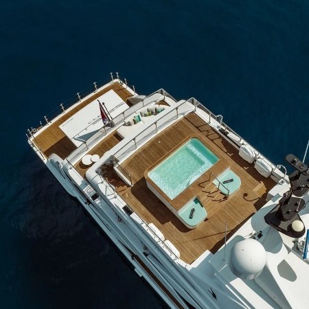 aerial view of decks