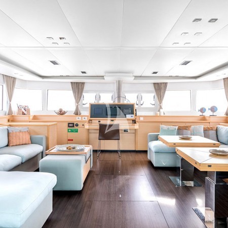 interior of Selene LAgoon 62 catamaran
