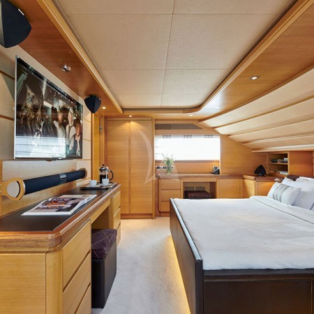 double cabin on the boat