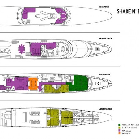 Shake N Bake TBD yacht deck plan layout