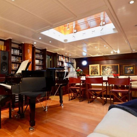 interior including a piano