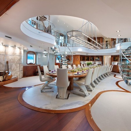 Sherakhan yacht interior