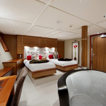 Sherakhan yacht cabin