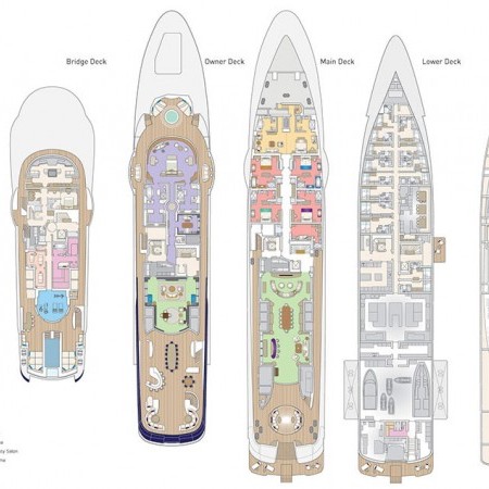 Solandge yacht deck plan layout