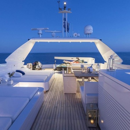 Sole DI Mare sun deck at night