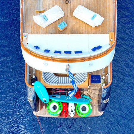 aerial view of decks