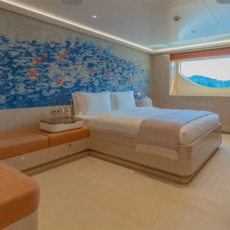 double cabin on Starlust superyacht