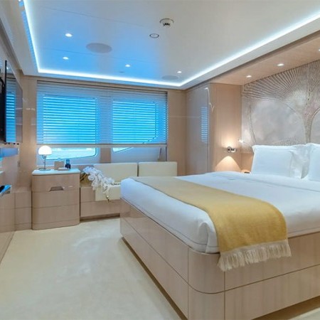 double cabin on Starlust superyacht