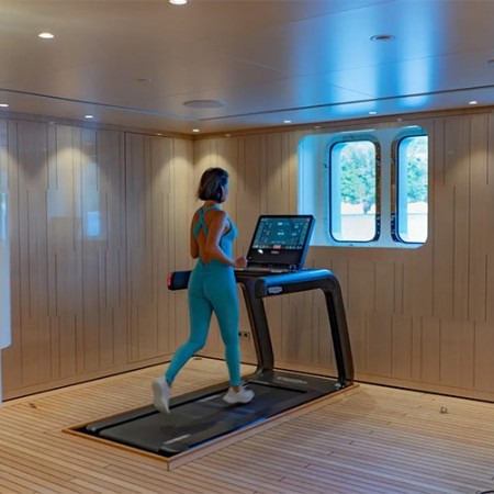 Starlust yacht charter gym