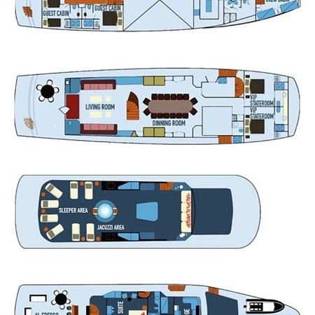 Stella Maris yacht layout