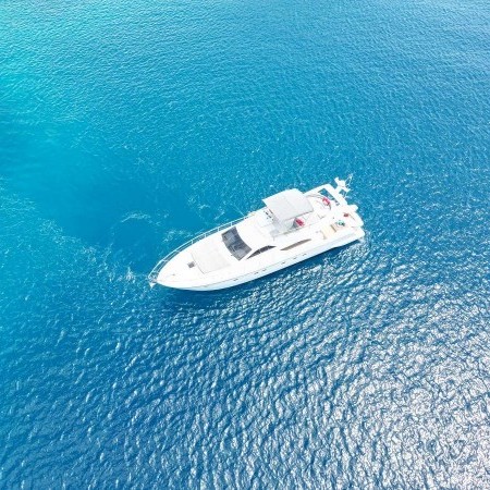 aerial photo of Summer Camp yacht