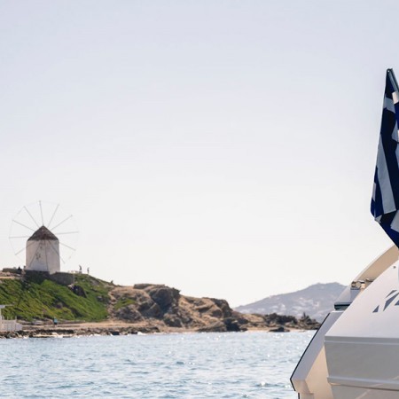 Sunseeker yacht charter Mykonos