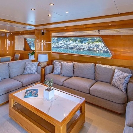 The Bird yacht interior