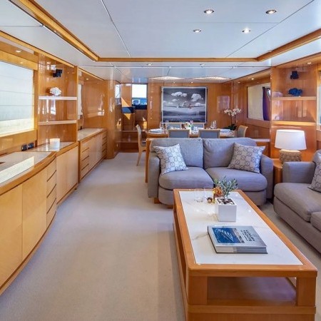 The Bird yacht interior