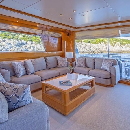 The Bird yacht interior