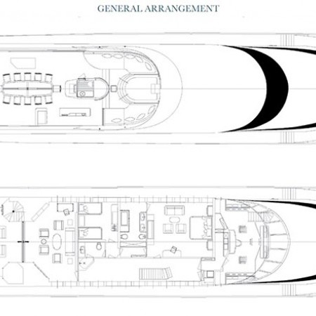 the Wellesley yacht layout