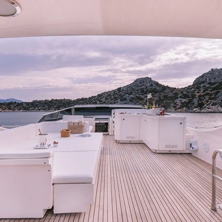 This Is Mine yacht deck lounge