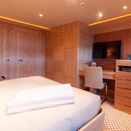 Trident superyacht cabin