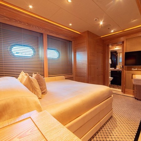 Trident superyacht cabin