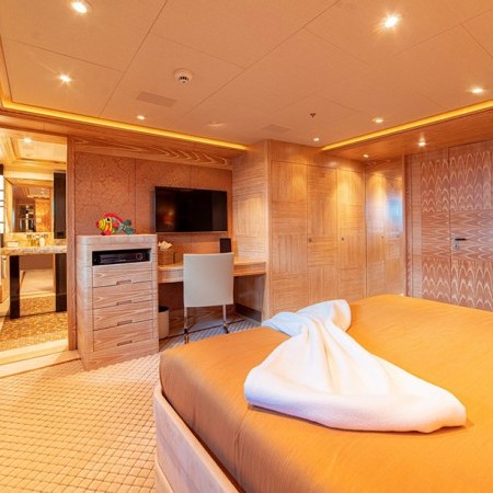 Trident superyacht cabin