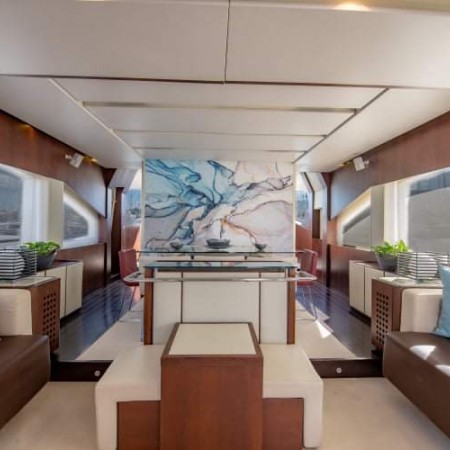 salon of Ulisse yacht