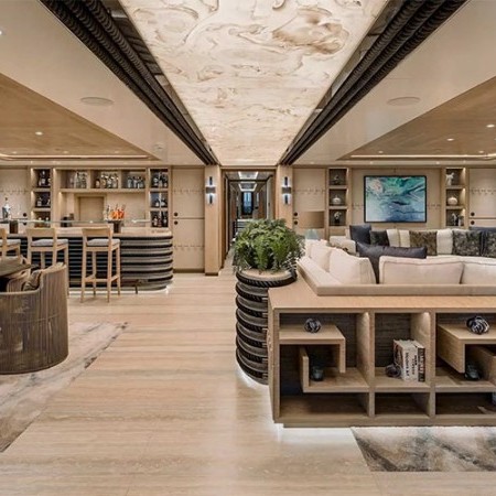 Victorious yacht interior