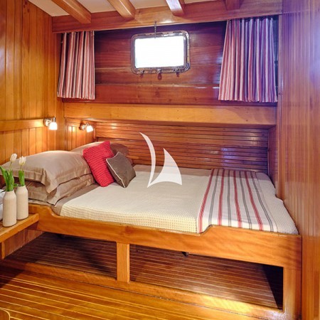 one of the sailing boat cabins
